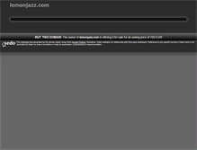 Tablet Screenshot of lemonjazz.com